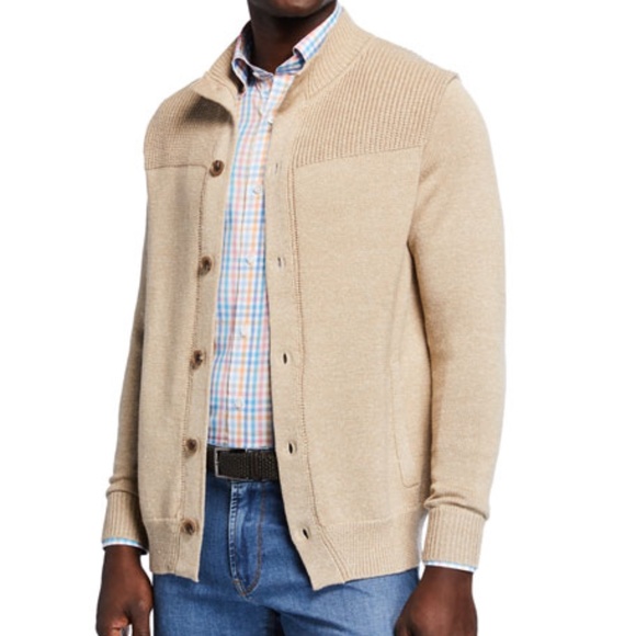 Peter Millar Other - NWT Peter Millar Crown Cool Cardigan Sweater - L